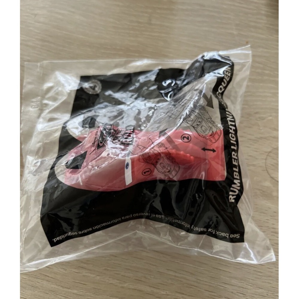 New 2022 Cars On The Road Rumbler Lightning McQueen Happy Meal Toy !!